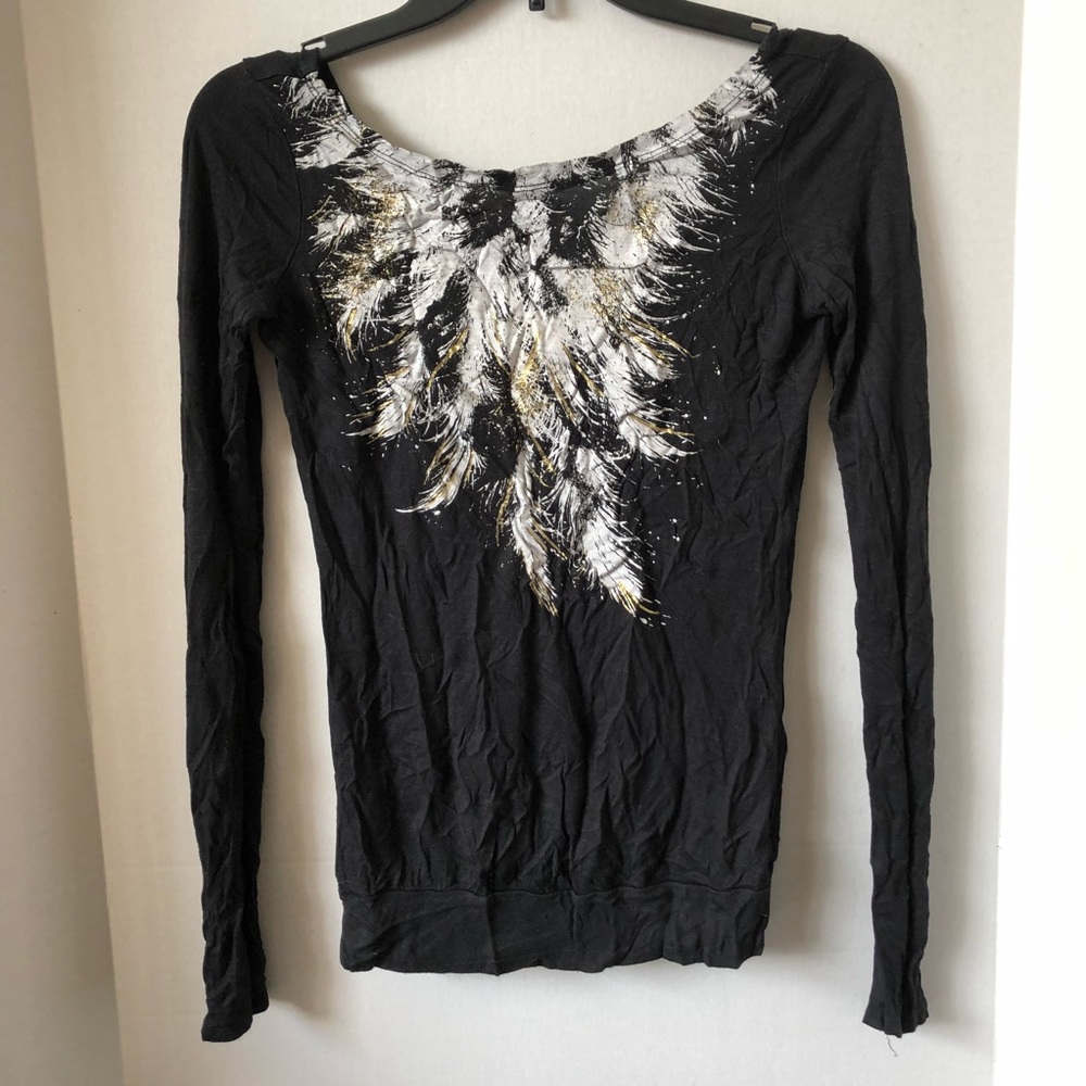 Black Miley Cyrus long sleeve